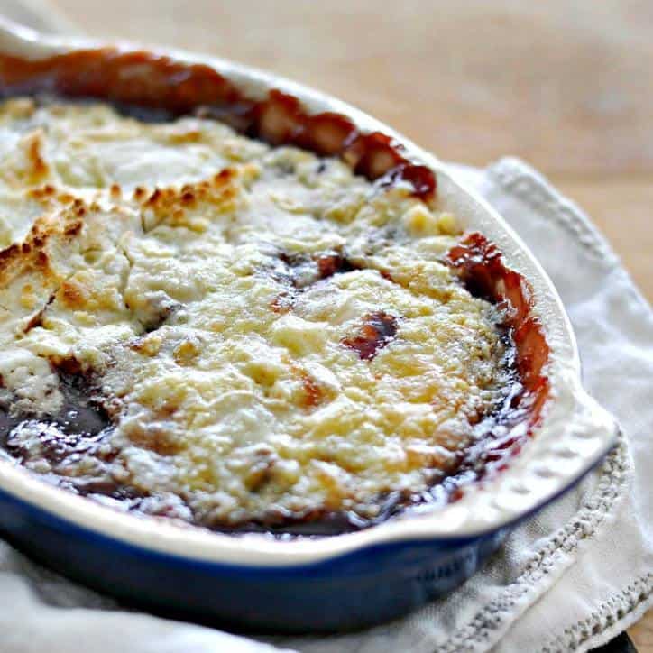 Easy Cherry Cobbler @www.loavesanddishes.net
