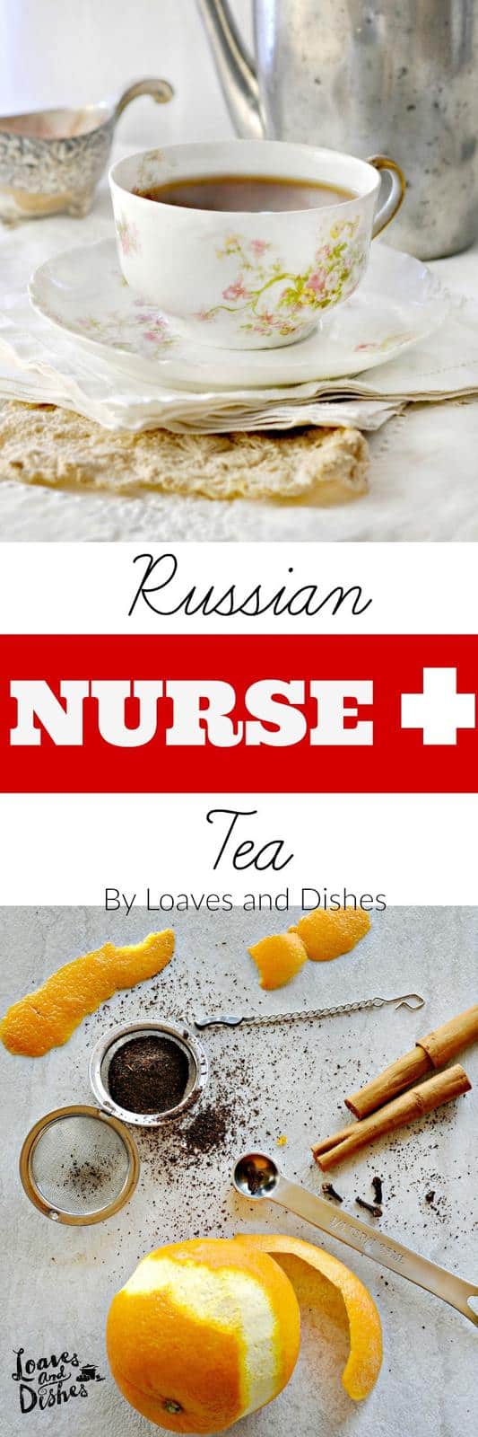 Simple recipe for easy Russian Tea that you can make yourself at home. Not at all like the 1970's Russian Tea. Lovely lite taste.