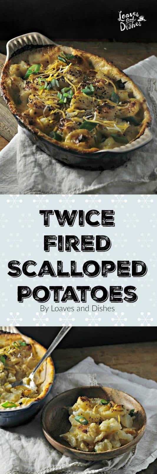 Twice Fired Scalloped Potatoes are precooked so there is no chance of rubbery crunchy yucky potatoes. Cheesy and delicious. Creamy and perfect every time!