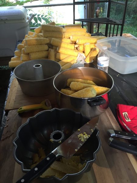 Freezing Summer Sweet Corn for Winter Eating