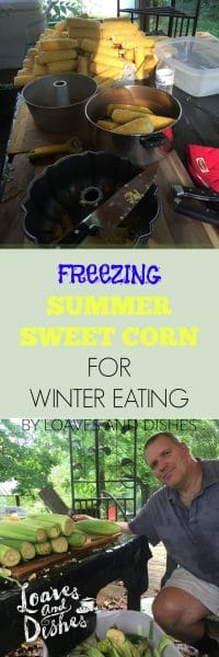 COMPLETE Instructions, how tos, tips and tricks for learning how to freeze sweet corn this summer and how to include your children in the activity. It is EASY!
