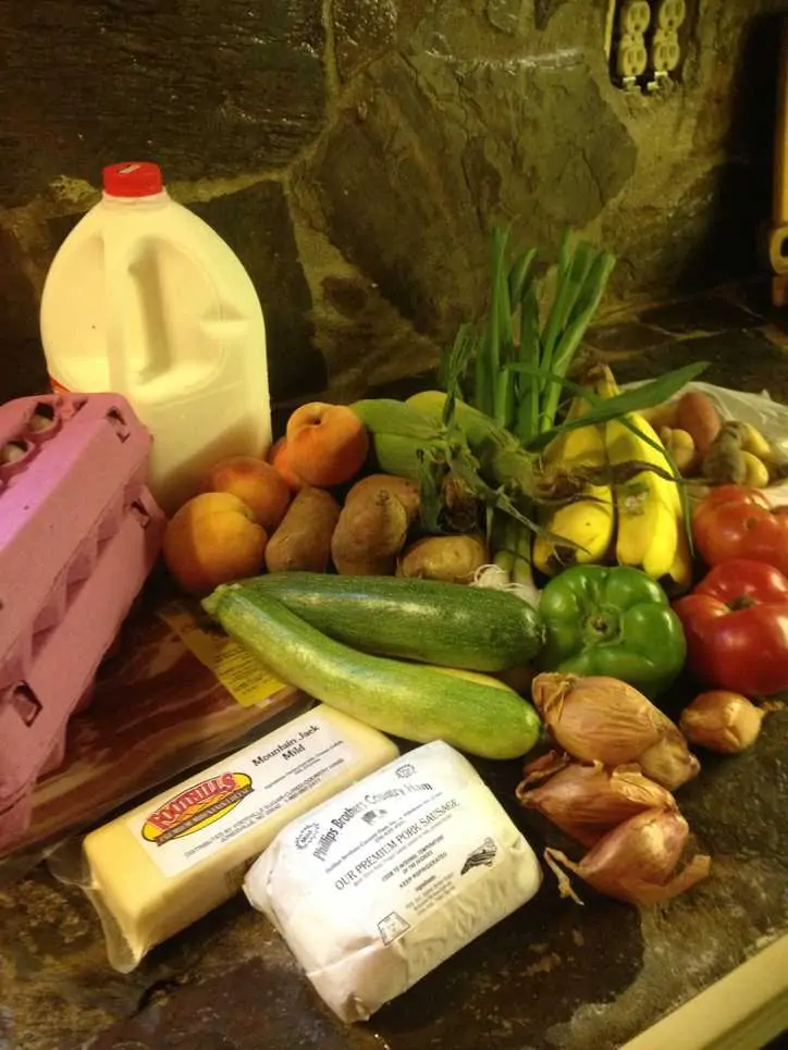 Haul from the local fruit stand