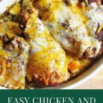 easy chicken on veggies