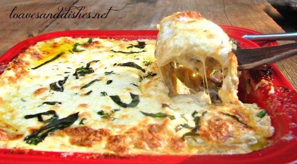 White Mushroom Spinach Lasagna