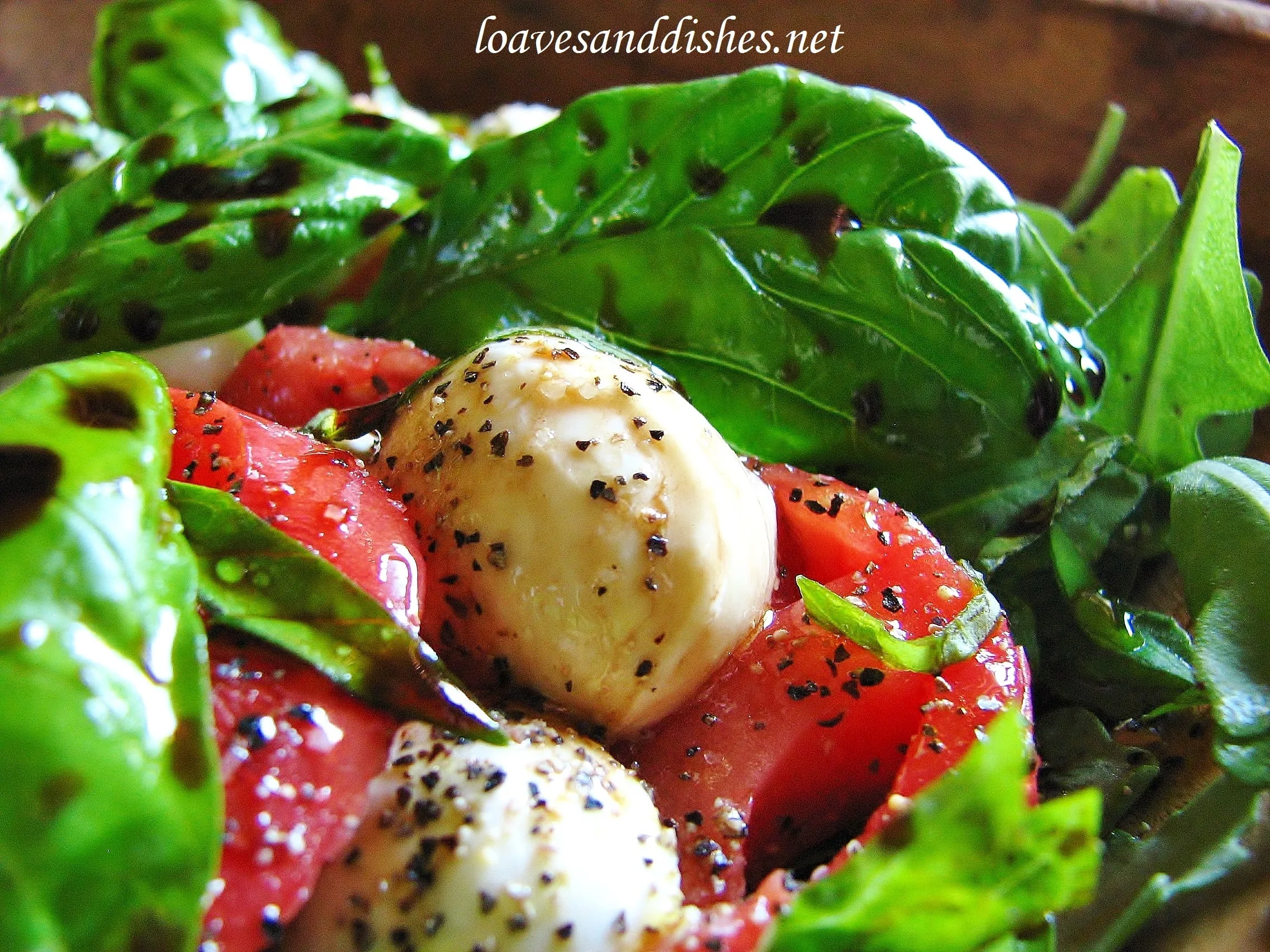 Amazing Arugula Caprese Salad