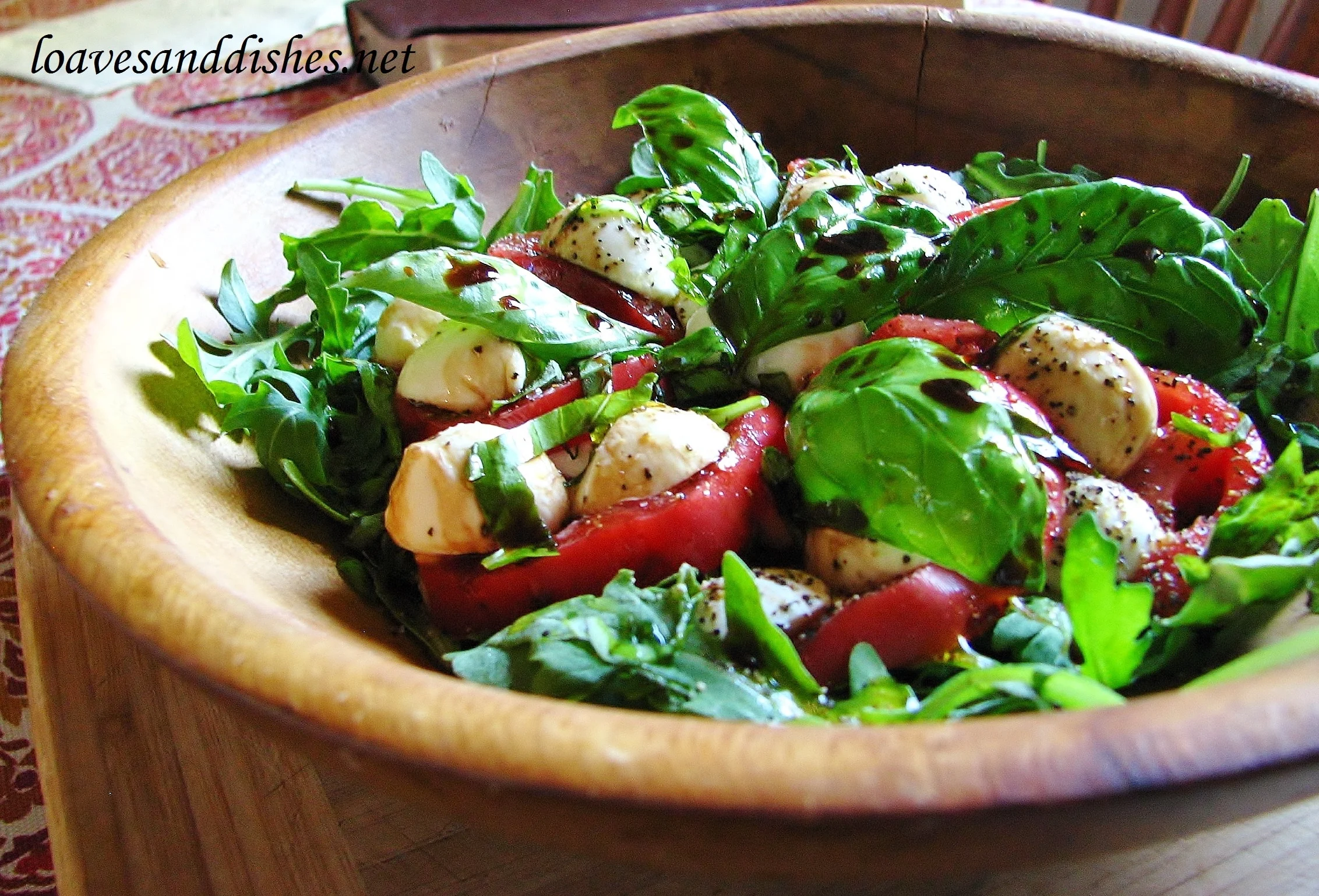 Amazing Arugula Caprese Salad