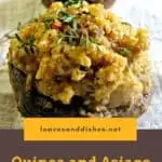 Quinoa and Asiago Stuffed Mushrooms