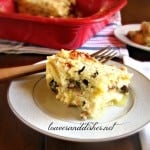 mushroom lasagna with white sauce