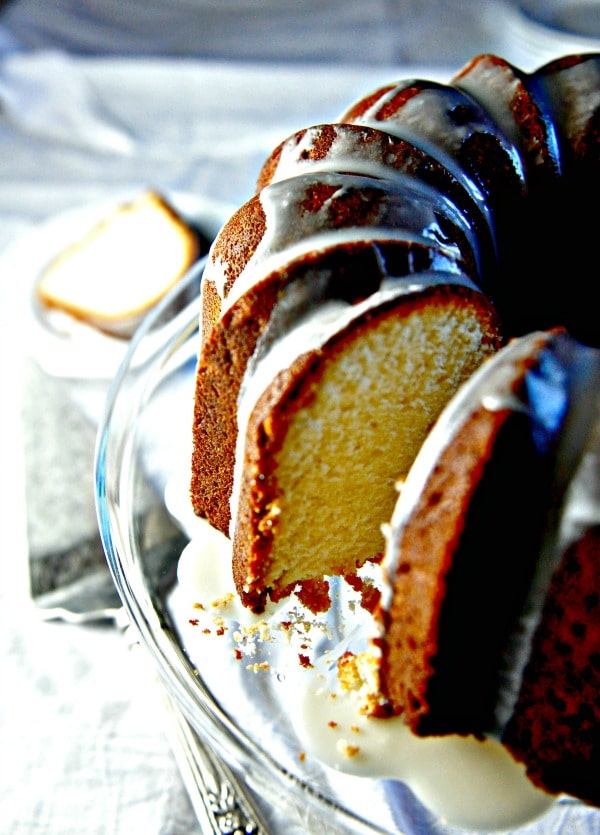 Easy Cream Cheese Pound cake @loavesanddishes.net 2