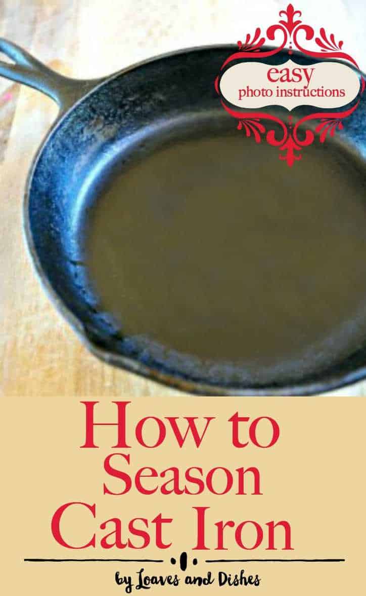 Remove rust, reseason, clean and oil your cast iron for the first time and every time. Simple photo instructions. Makes your cast iron just like new!