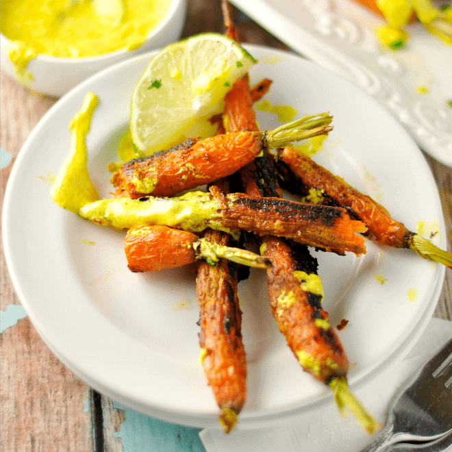 Vindaloo Curry Spiced Carrots • Loaves and Dishes