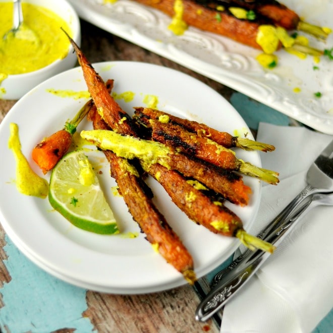 Vindaloo Curry Spiced Carrots • Loaves and Dishes