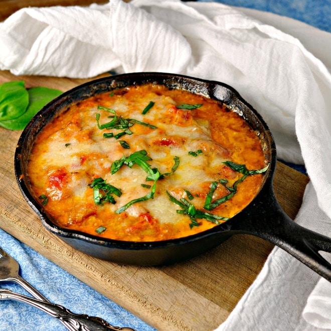 Creamy Cheesy Ham Tomato Sauce • Loaves and Dishes