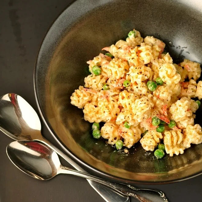 Creamy Ranch Pasta Salad @loavesanddishes.net