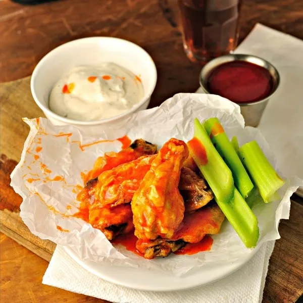 Healthier Baked Chicken Wings @loavesanddishes.net