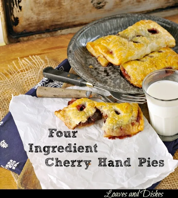 Cherry Hand Pies @loavesanddishes.net