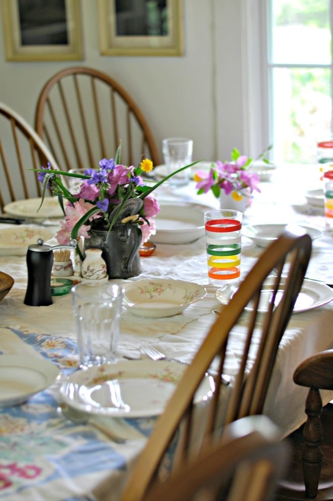 Mother's Day Table @loavesanddishes.net