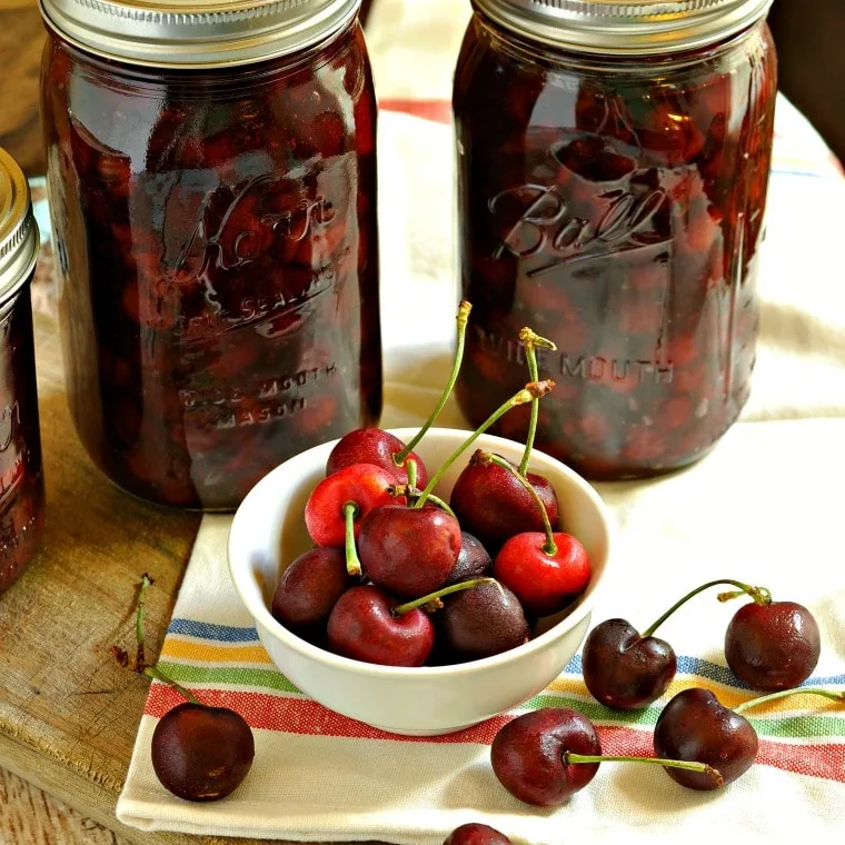 how to make and can cherry pie filling @loavesanddishes.net