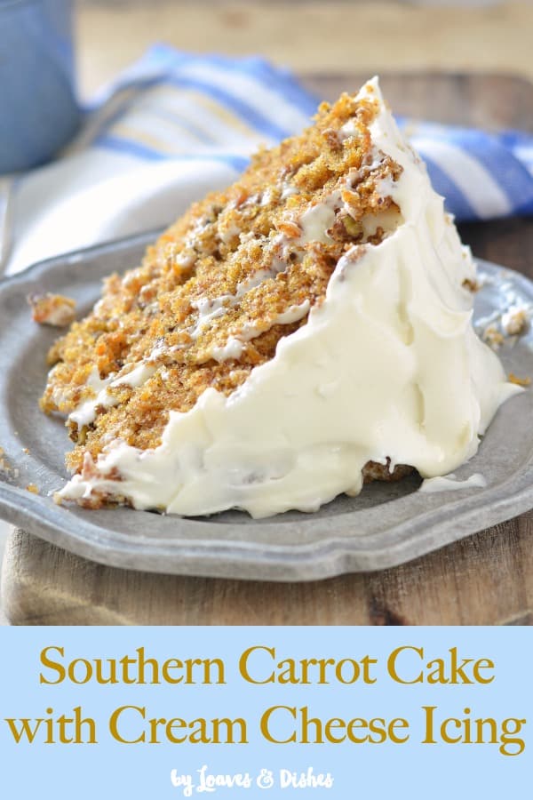 Easy recipe for simple carrot cake from scratch. This is the best and most moist carrot cake that you will ever make and includes photo instructions. Like Pioneer Woman or Paula Deen would make #carrotcake #creamcheesefrosting #creamcheeseicing #howtomakecarrotcake #moistcarrotcake #easycarrotcake #southerncarrotcake