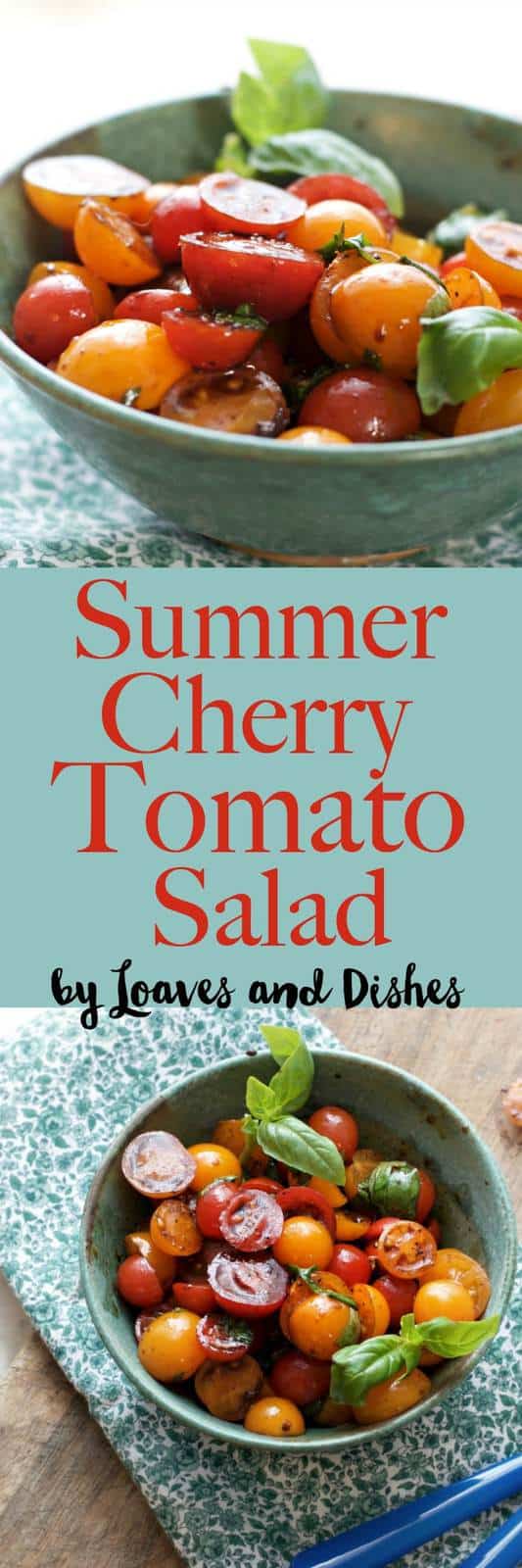 A healthy marinated summer salad using tomatoes, herbs and balsamic. You can add ingredients as you like - such as feta, goat cheese, black beans, cucumber, mozzarella. Similar to a Pioneer Woman dish. Wonderful!