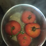 How to easily peel a tomato @loavesanddishes.net