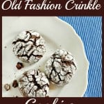 Old Fashion Crinkle Cookies @loavesanddishes.net