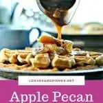 Apple Pecan Waffles