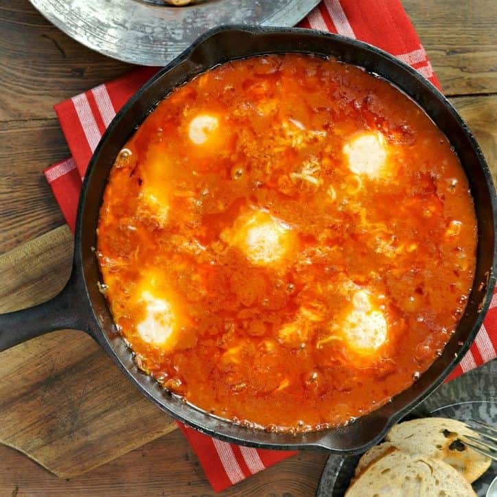 Eggs in Purgatory www.loavesanddishes.net
