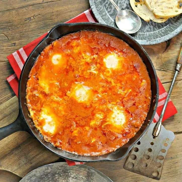 Eggs in Purgatory www.loavesanddishes.net