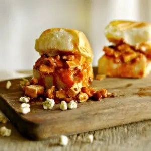 Vegetarian Buffalo Sliders and some musings on "the last time" and Birds Eye Flavor Full @www.loavesanddishes.net