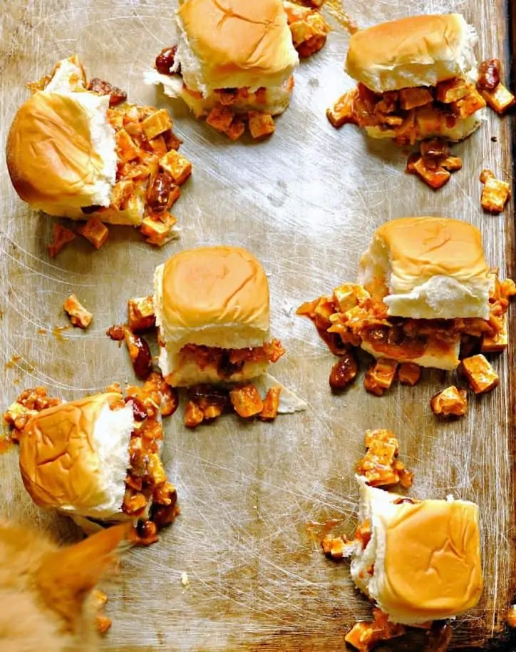 Vegetarian Buffalo Sliders and some musings on "the last time" and Birds Eye Flavor Full @www.loavesanddishes.net
