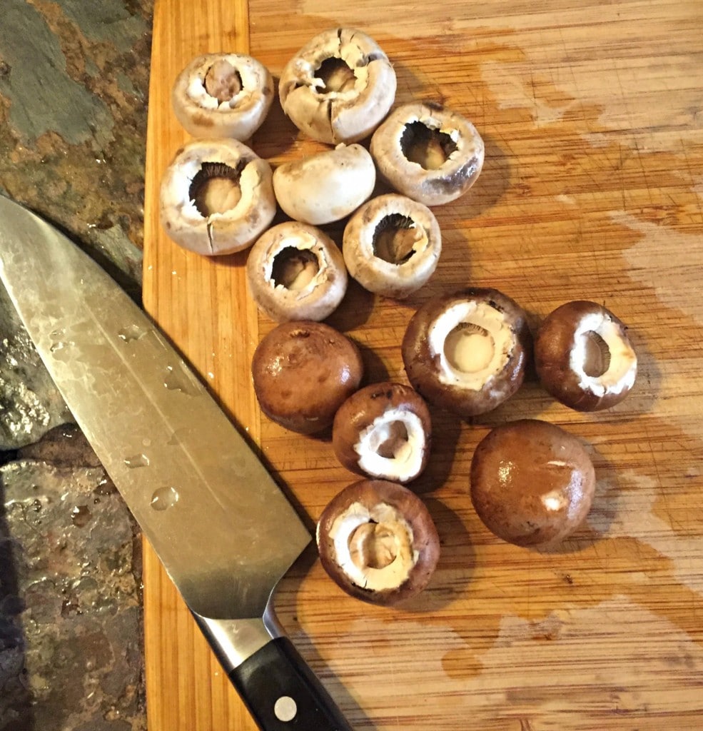 Mushroom Bacon Calzone