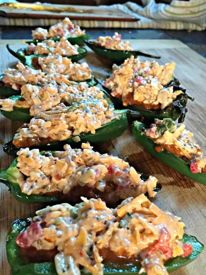 Chili Pimento Cheese Poppers