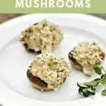 Sausage and Cheese Stuffed Mushrooms
