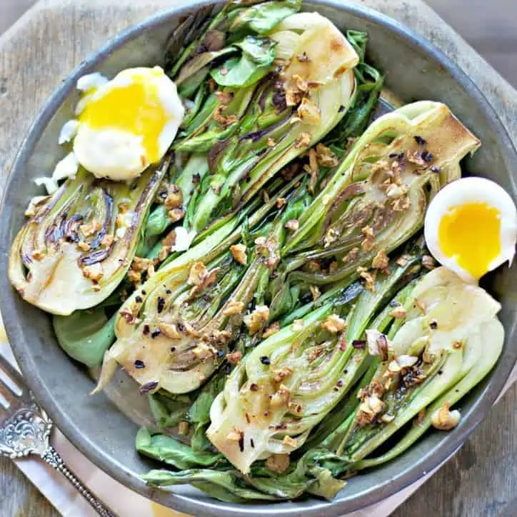 Garlic Bacon Bok Choy