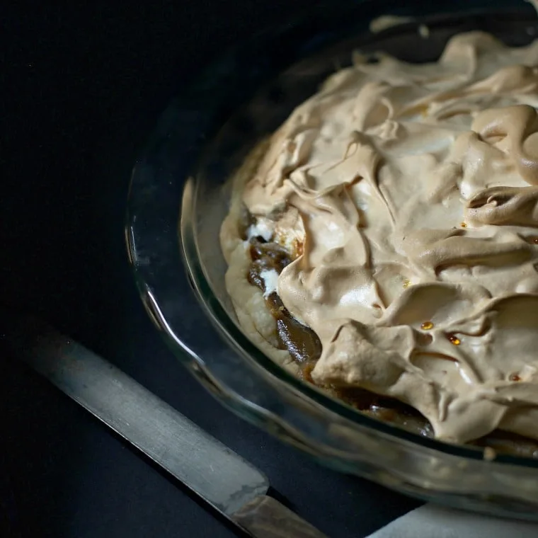 Old Fashion Butterscotch Pie www.loavesanddishes.net