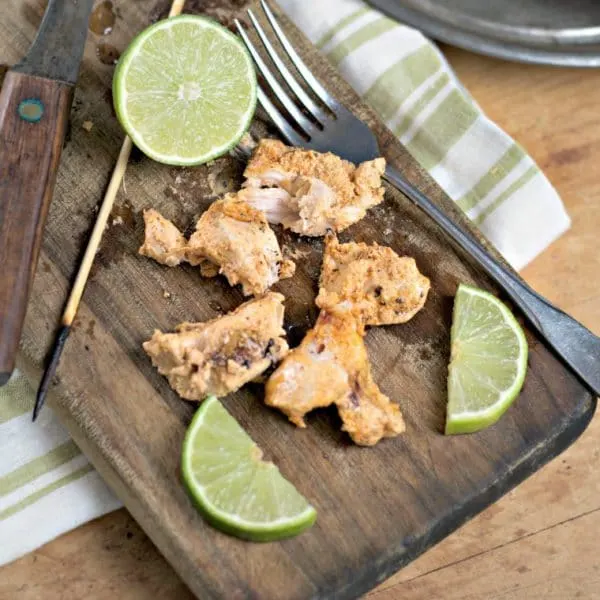 Creamy Sriracha Lime Chicken Skewers