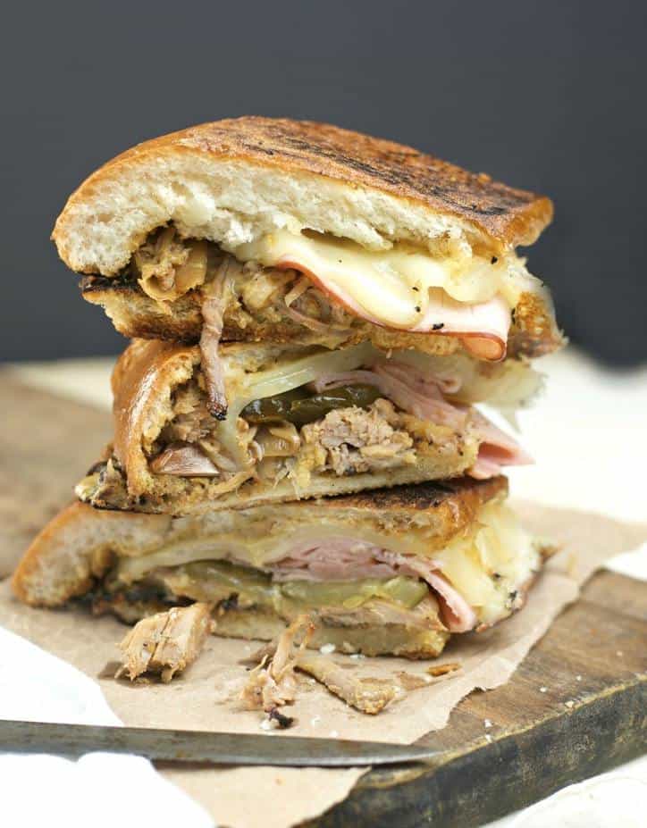 Slow Cooked Crock Pot Cuban Sandwich