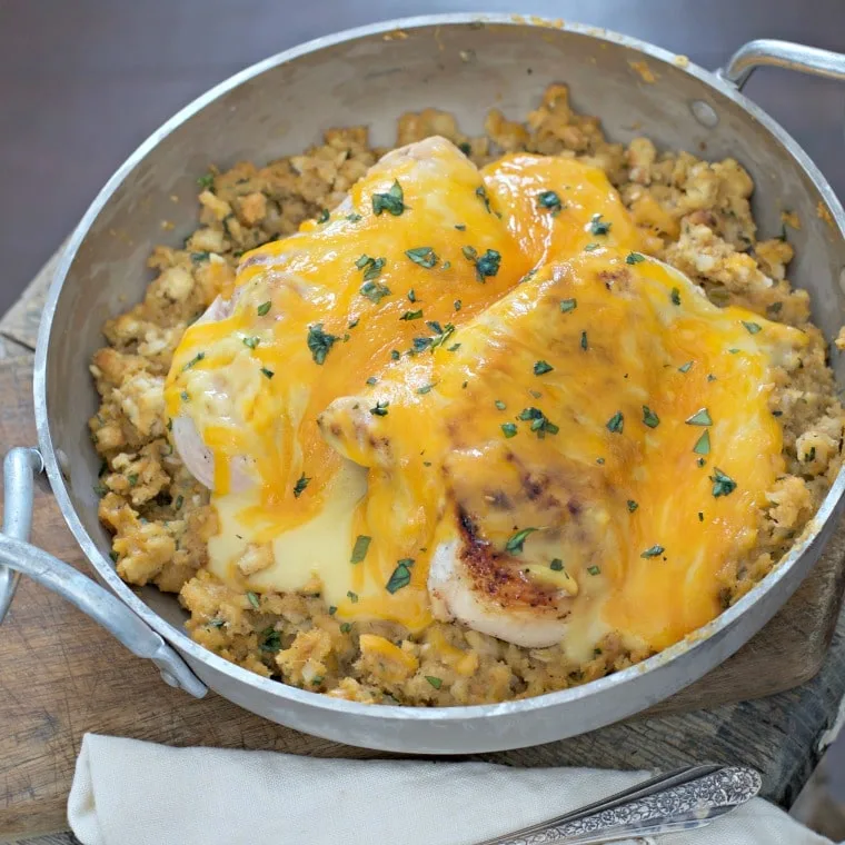 Weeknight Cheesy Chicken and Stuffing