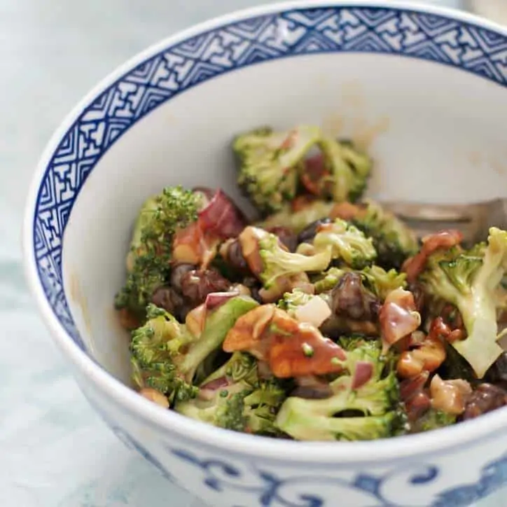 Old Time Broccoli Opposite Salad