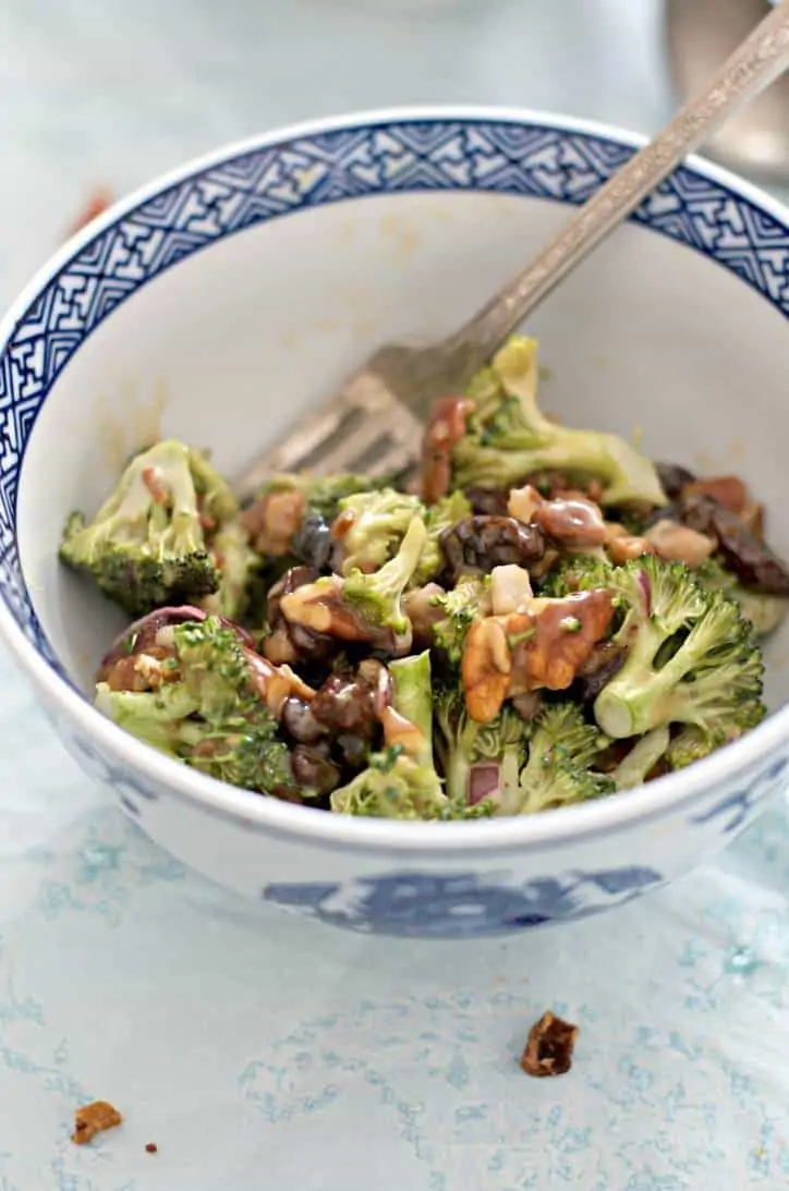 Old Time Broccoli Opposite Salad