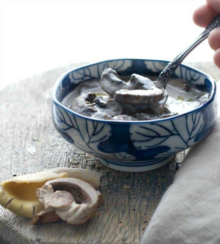 Homemade Creamy Mushroom Soup from Scratch