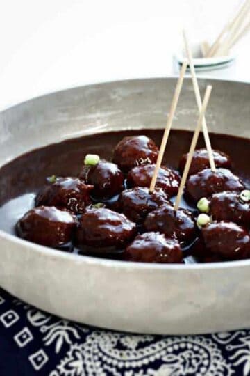 Tennessee Whiskey Meatball Sliders