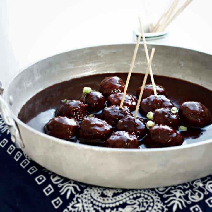 Tennessee Whiskey Meatball Sliders