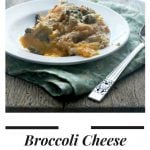 Broccoli Cheese Casserole for Two in a Crockpot