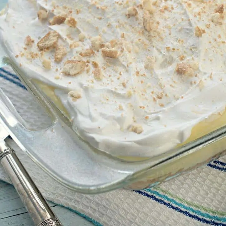 Banana Pudding Poke Cake