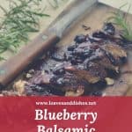 Blueberry Balsamic Chicken