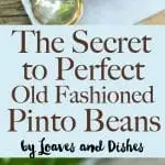 Recipes included for Perfect Pintos in the crockpot slow cooker, pressure cooker and on the stove top for perfect Southern Pinto beans every time. Just because they are easy doesn't mean they aren't delicious.