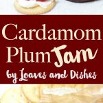 A sweet delicious recipe for home made jam that you can yourself using Indian spices and plums - Cardamom Plum Jam