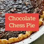 Chocolate Chess Pie